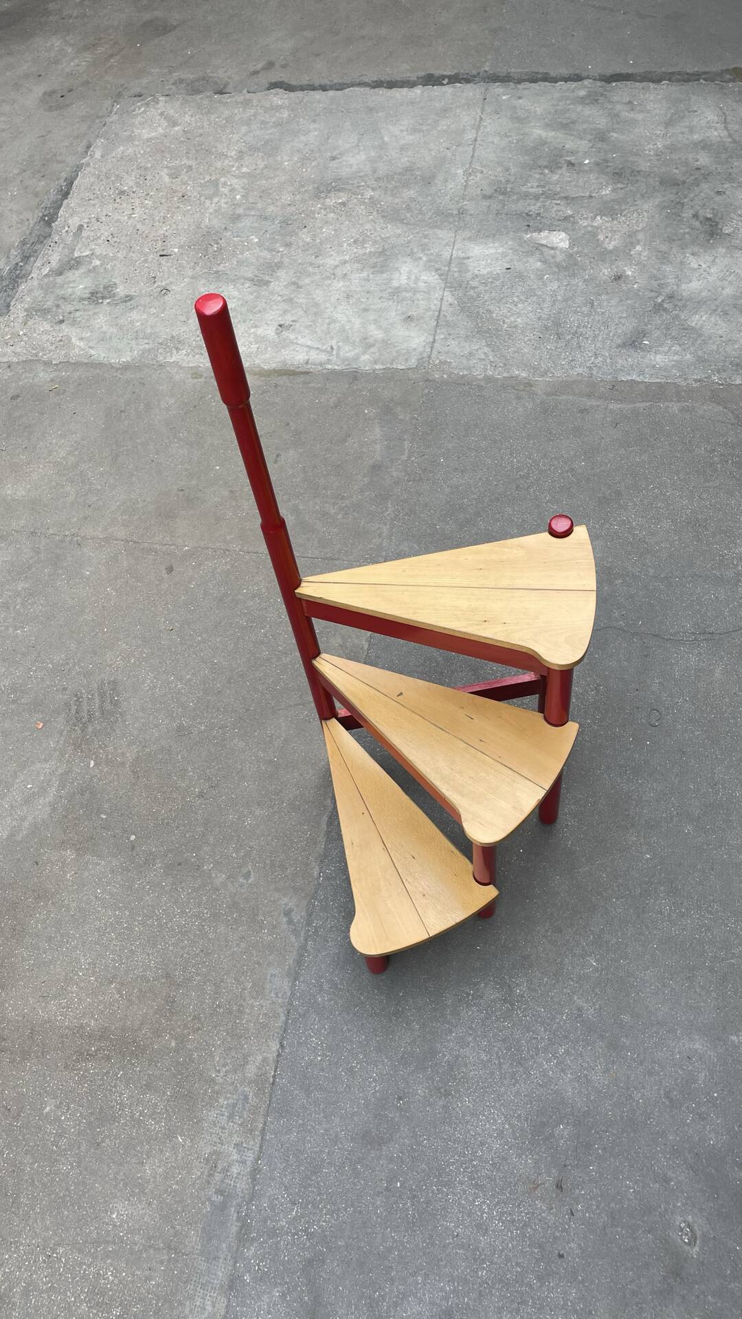 Library staircase by Vico Magistretti