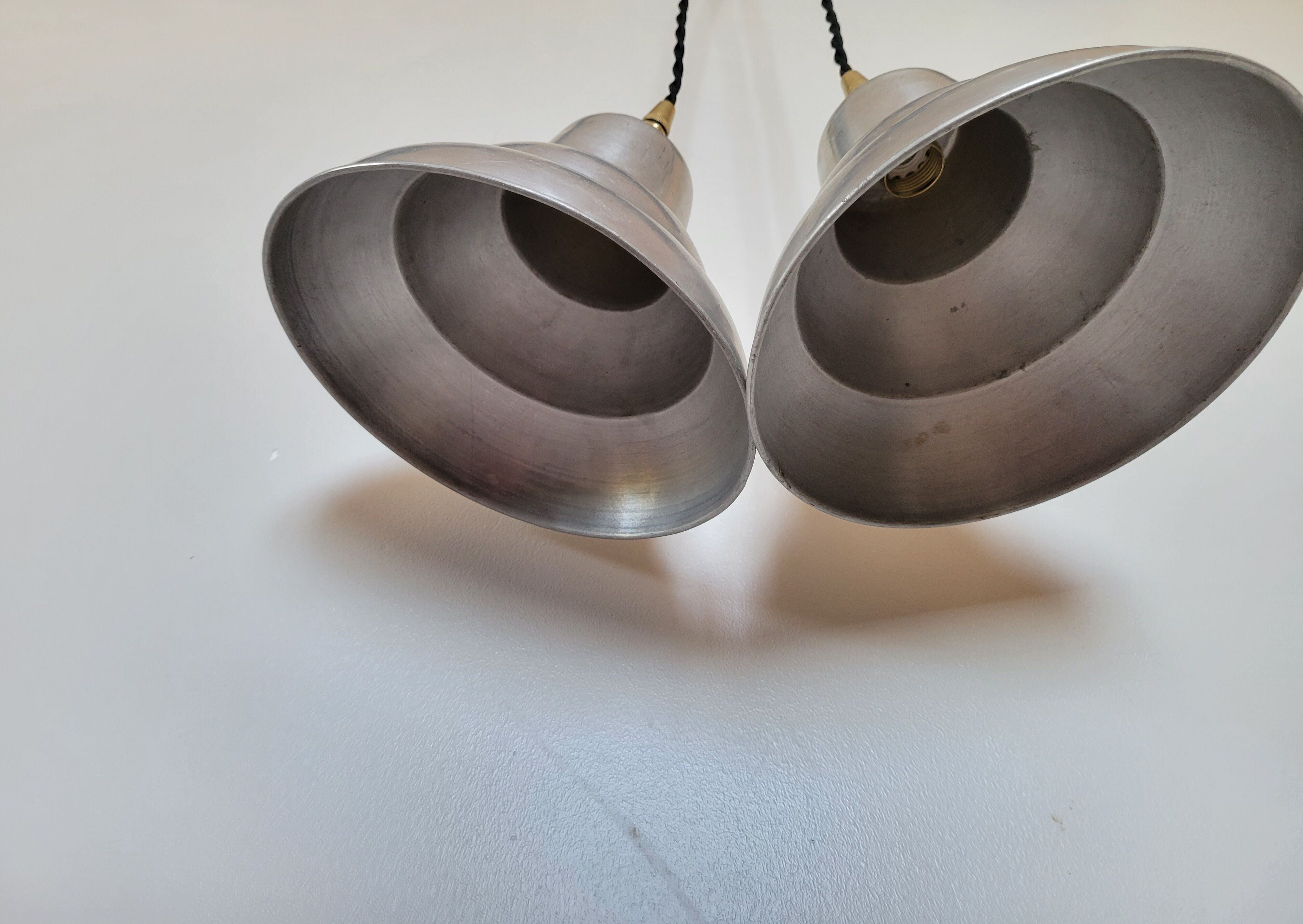 Duo of industrial hanging
