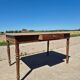 Antique French kitchen table 127 x 83 cm with drawer rustic