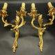 Paire d'appliques style Louis XV, fin XIXe