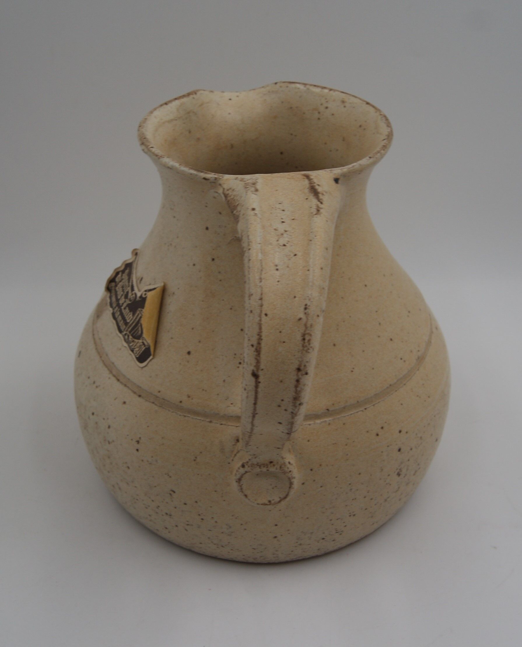 Decanter sandstone pottery vintage laud