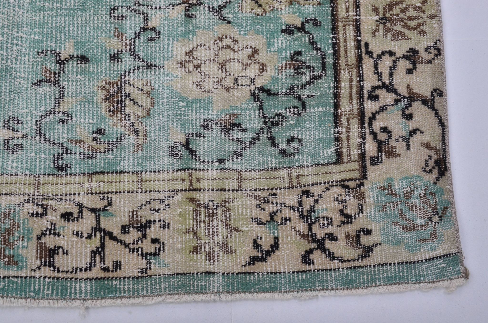Tapis turc vintage Oushak sku 3307