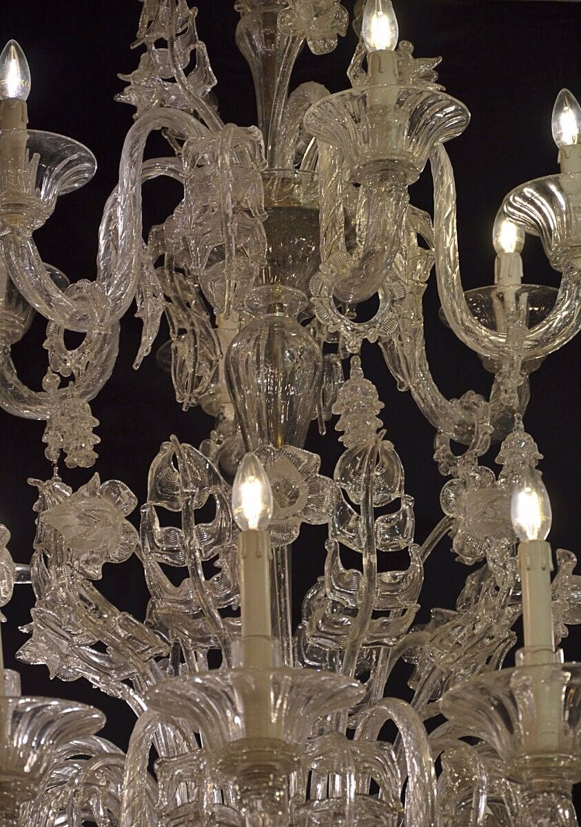 Important Pauly, Venice Murano glass chandelier