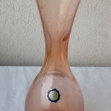 Vase verre bullé