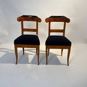 Biedermeier Chairs in Cherry Wood, Germany, 1830s, Set of 5