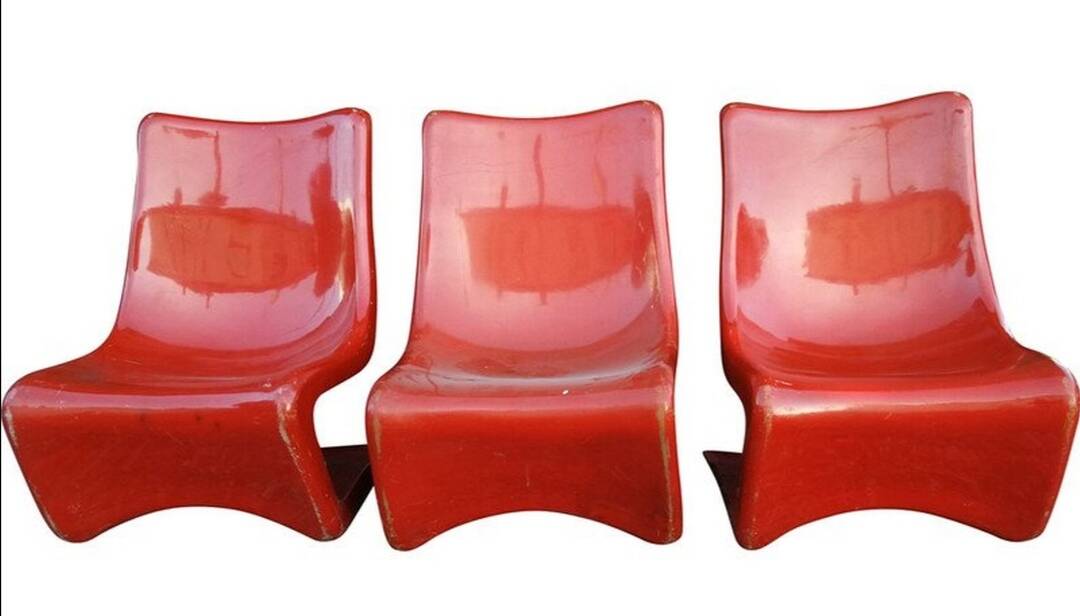 1969 fiberglass Silene, Clairitex design by Borgnat