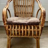 Child's rattan armchair
