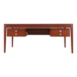 Bureau en teck, design danois, années 1970, designer : Finn Juhl, fabricant : France