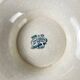 Low fruit bowl in blue iron earth, Jules Etienne, Paris, 19th century.