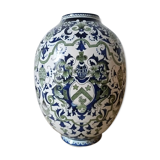 Vase "Egg" Porcelain of Rouen