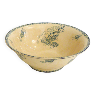 Royat decor salad bowl by Sarreguemines U&C