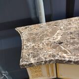 Console style louis xvi ancienne avec plateau marbre