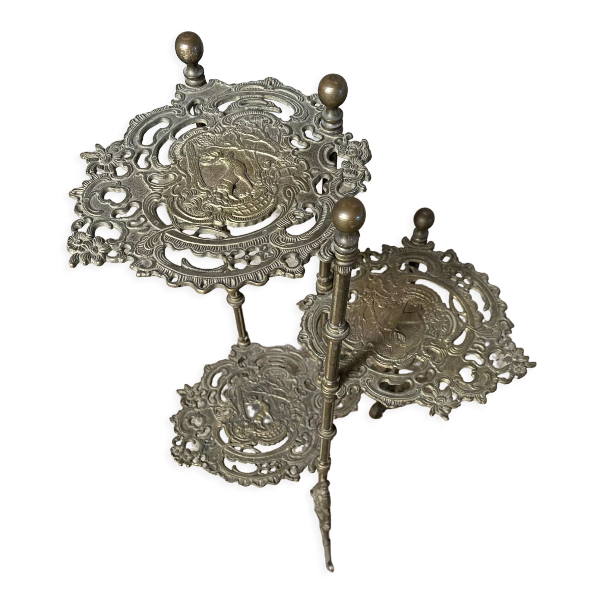 Vintage brass harness