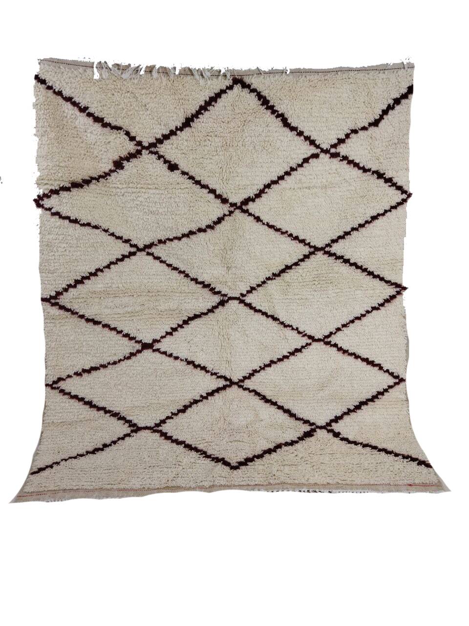 Handcrafted moroccan berber rug 178 x 152 cm