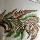 Vintage Digoin Sarreguemines fern salad bowl