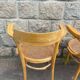 Set of 4 cane chairs