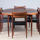 Table extensible scandinave en palissandre - 1960