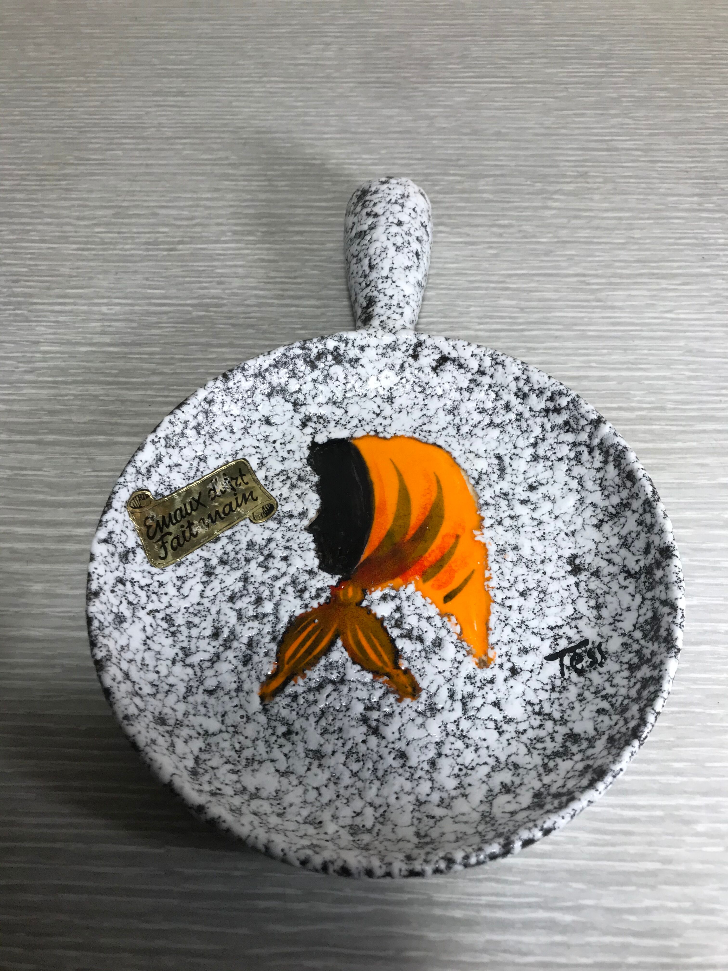 Lot 15 ancient ceramics enamelled Tess