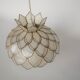 Suspension fleur vintage en nacre