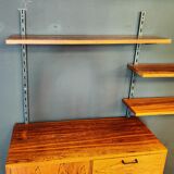 Mid century wall system vintage, bookshelf, palisander