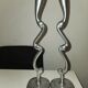 Aluminium candle holders