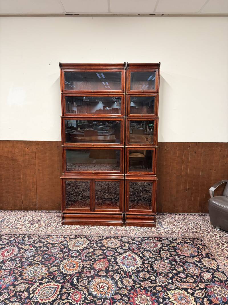 Set Classic English Bookcase Globe Wernicke