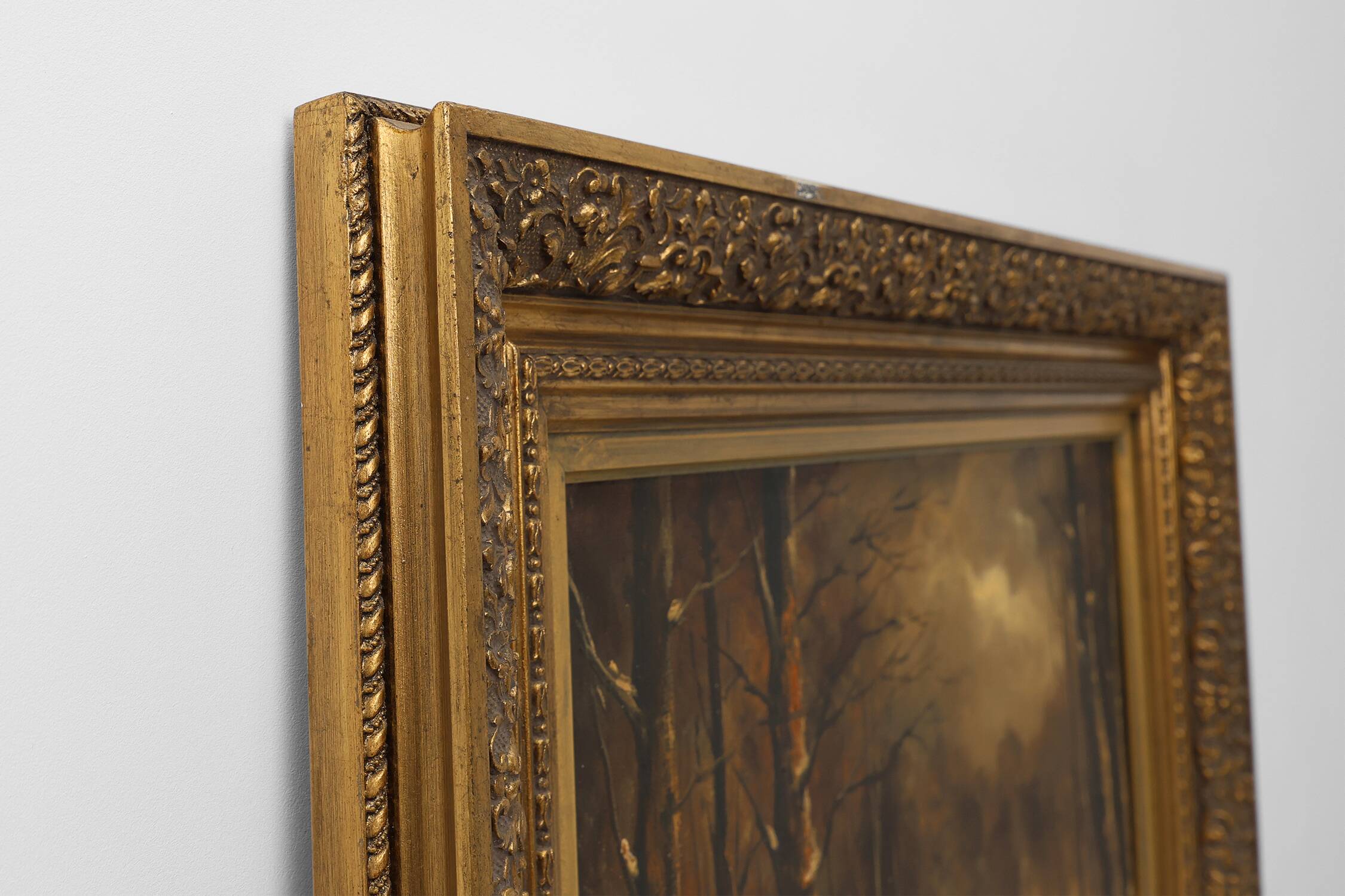 Peinture à l'huile « Hover en Flandre » de l'artiste néerlandais Henri Wouters