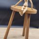 Round light tripod stool