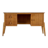 Petit bureau/commode en teck du milieu du siècle par Meredew. Style danois moderne et vintage.