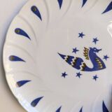 12 assiettes à dessert Air France Bernardaud Limoges décor Jean Picart