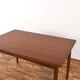 Mid-century Danish teak extendable dining table, 1960s.