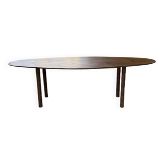 Table ovale années type années 50 XL 250cm