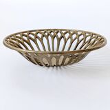 Vintage brass cut-out cup, Mid-Century design from the 1960s.