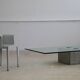 Table basse verre saporiti 1970