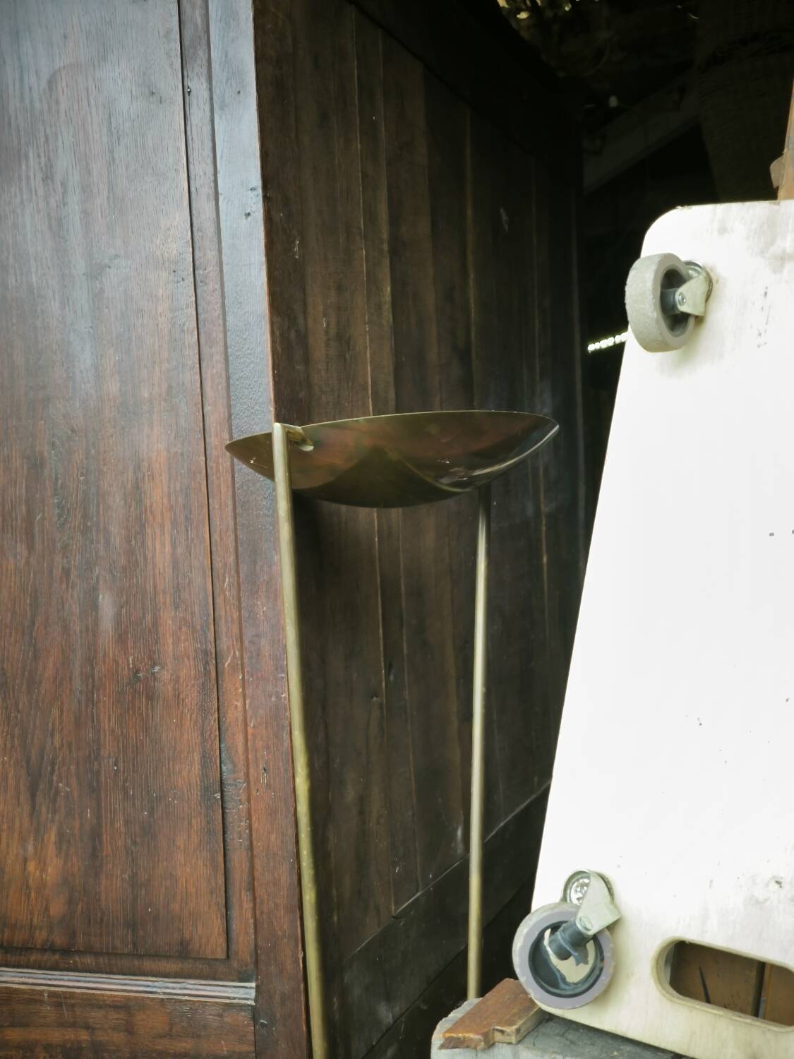 Large two-part oak buffet from the Regency period