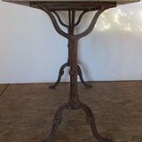 Bistro table 1900 oak tray