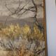 Tableau huile sur toile, Claure Jallois , paysage cevenol ( 1959 )