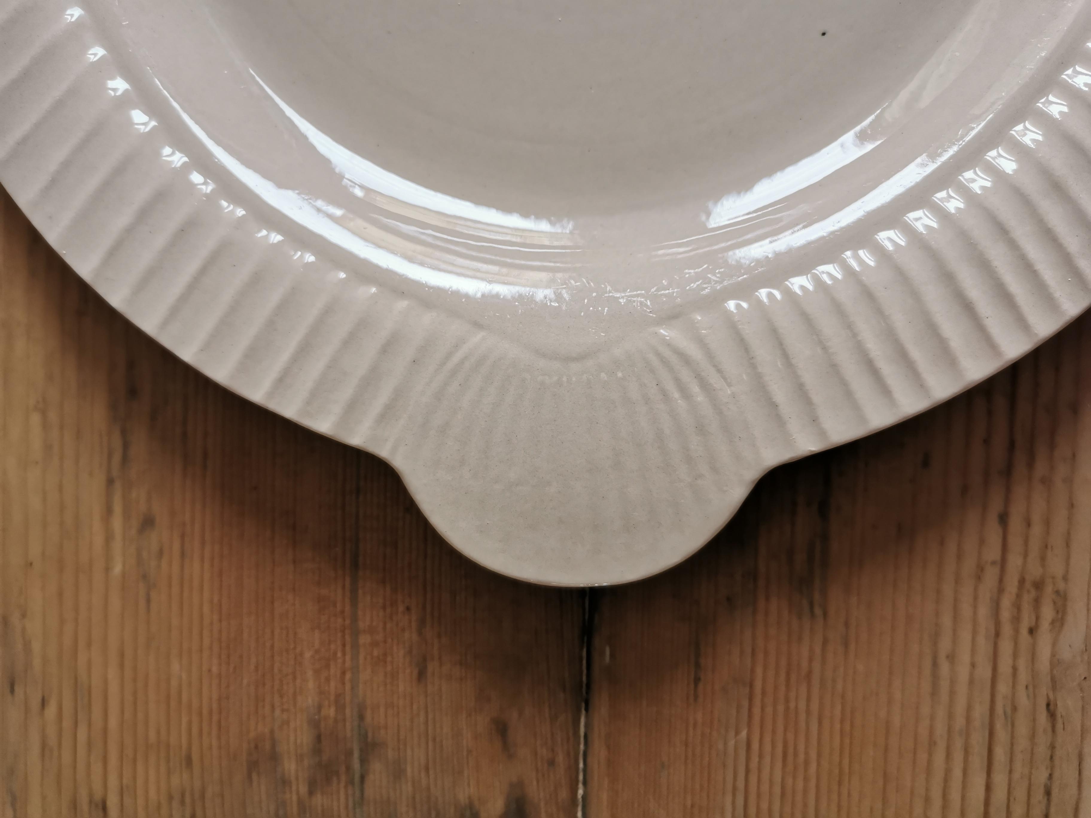Set de 6 assiettes poisson Digoin Sarreguemines