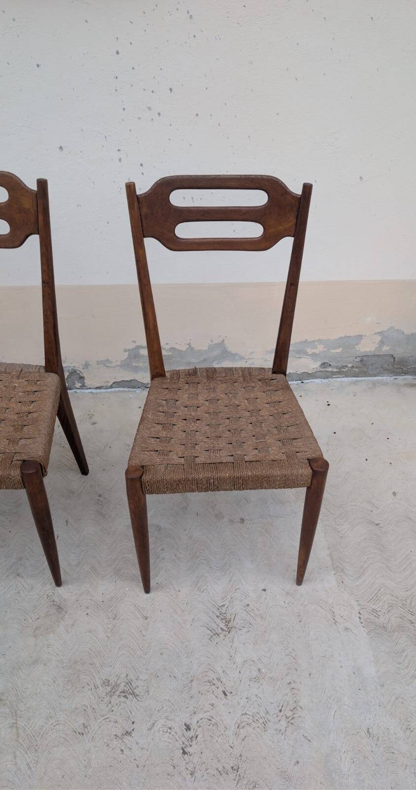 Interwar Italian Rationalist Set: Table & 4 Chairs