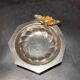 Silver metal pocket tray