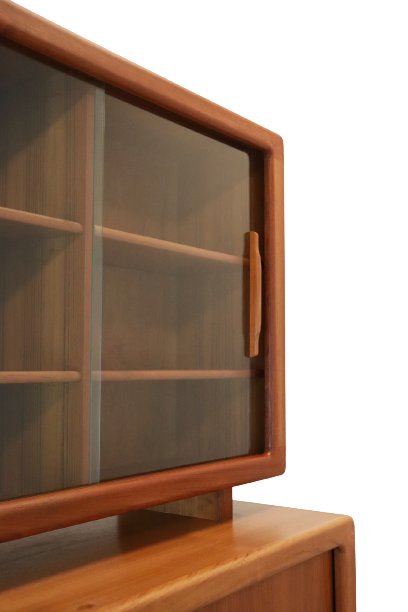 Vintage Danish design Dyrlund two-piece cabinet