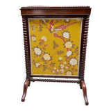 Écran de cheminée de style Biedermeier en acajou