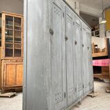 XXL workshop locker with blue patina