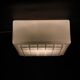 1970s Milky Glass Square Ceiling Light, Czechoslovakia