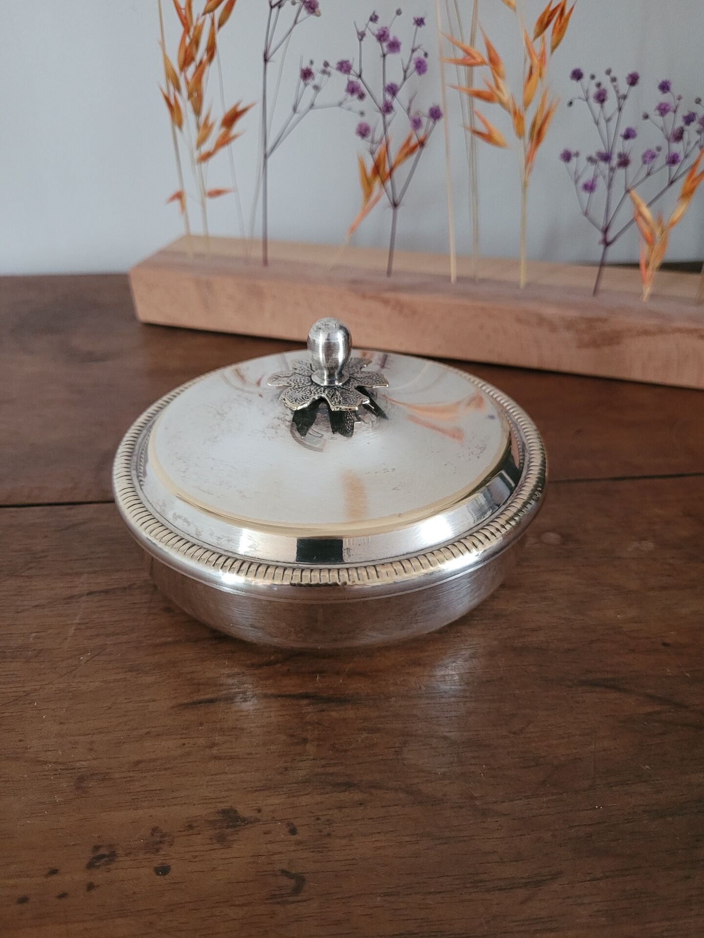Silver sugar bowl Bossi Silverplate Italy