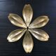 Set of 6 brass cups