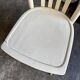 Beige bent beech bistro chair no. 2