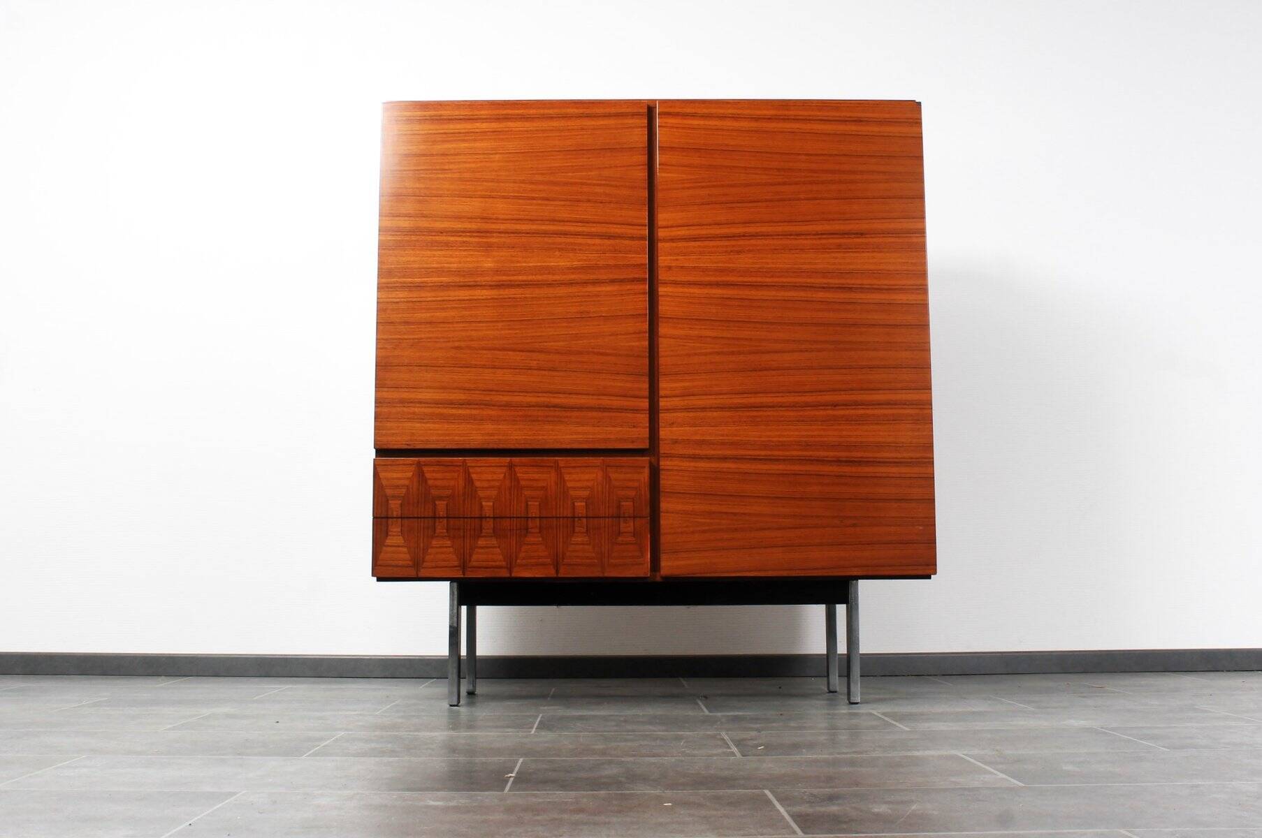 Rosewood highboard by Musterring International, 1960s