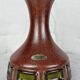 Vase made in Denmark marron et vert