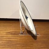 Hollow plate decor insects and strawberries, Manufacture Choisy the King, Iron Land, H Boulenger - Co.